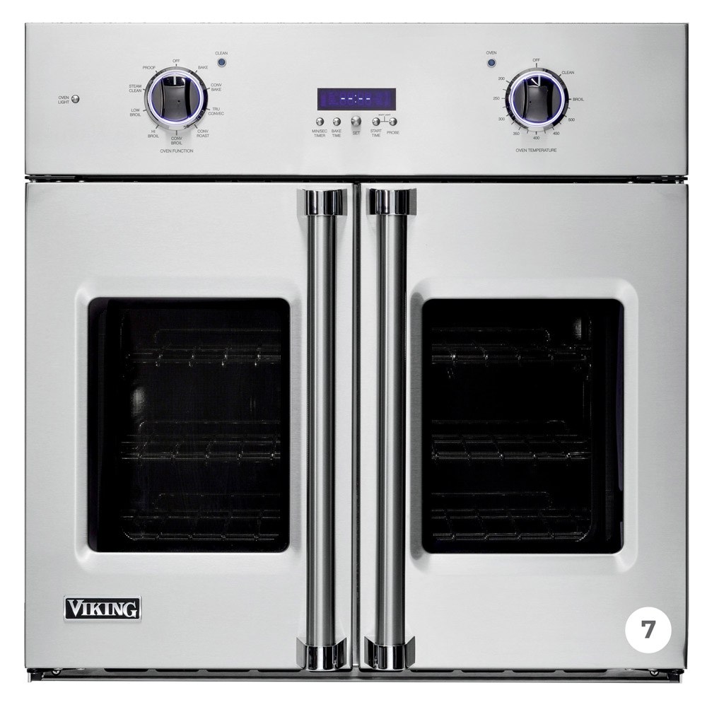 VIKING 30-INCH 7 SERIES FRENCH DOOR CONVECTION WALL OVEN