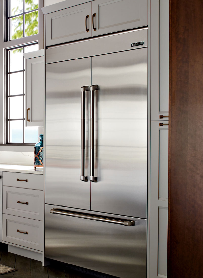 Built in stainless steel refrigerator
