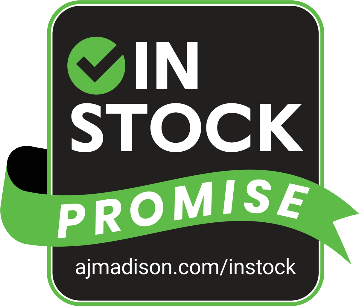 In Stock Promise logo