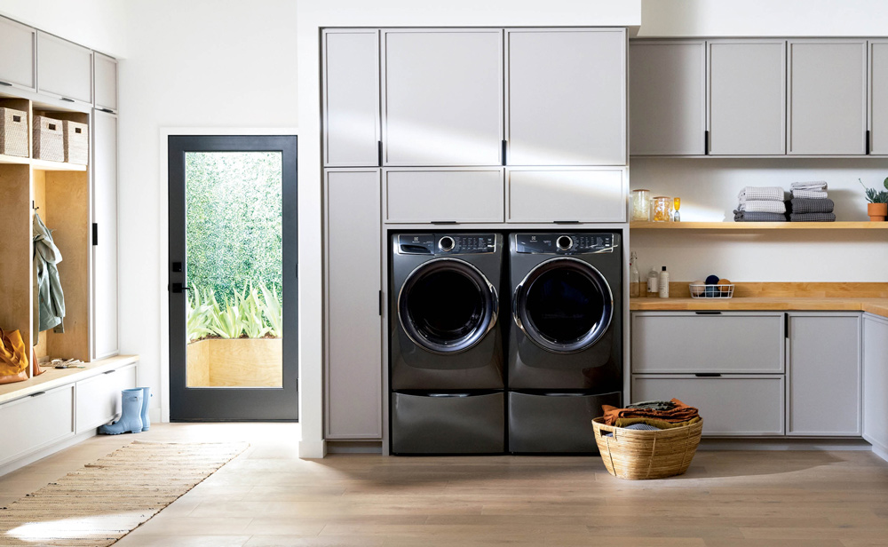 Electrolux Side-by-Side on Pedestals Washer and Dryer Set
