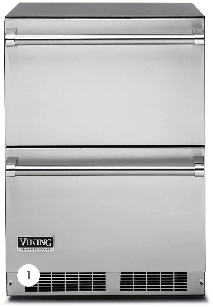 Viking refrigerator drawers